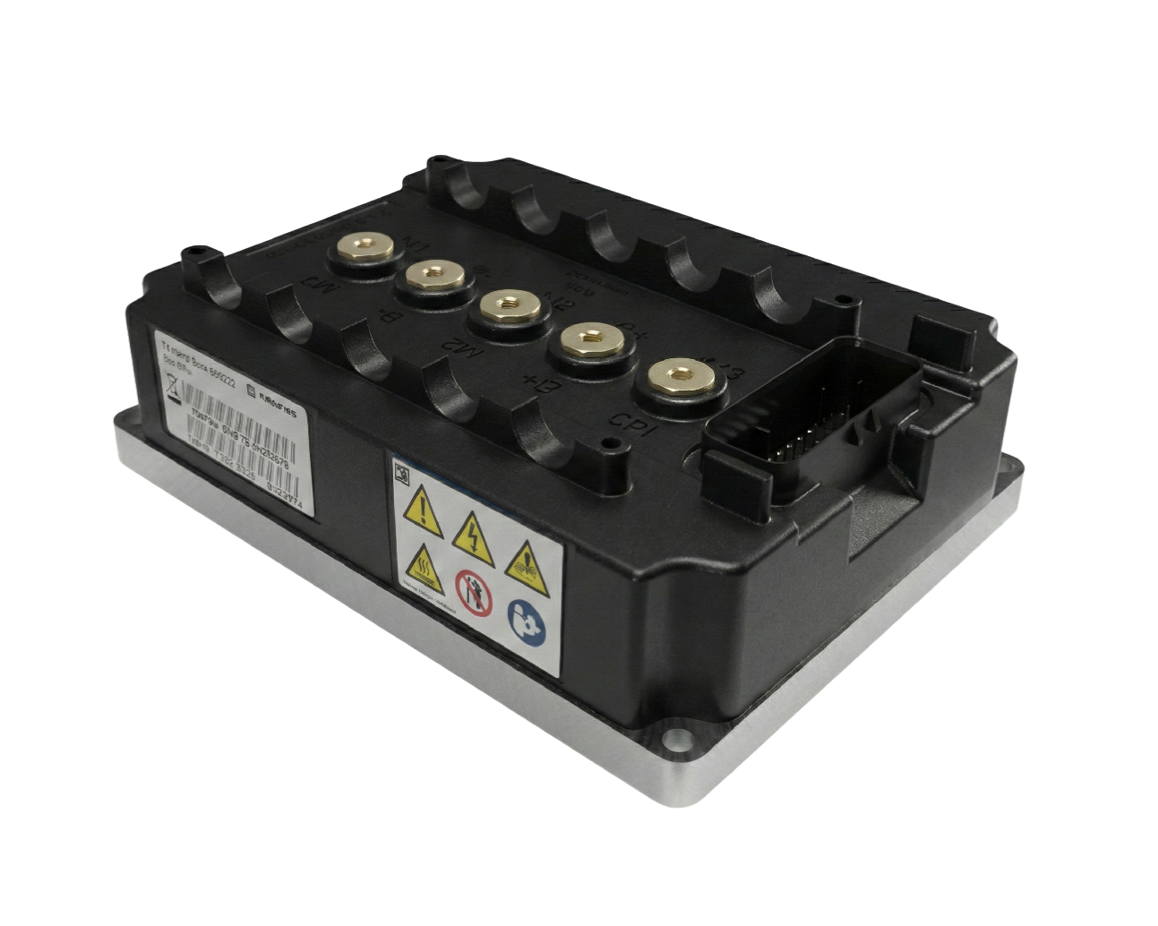 Turntide Gen6 Size 6 S AC Motor Controller. 48V (650A) / 80V (550A) High Power Density Inverter. IP67 Waterproof, Air-Cooled, CANopen & J1939 Support. Compact EV Traction Inverter available at Ekol Engineering.